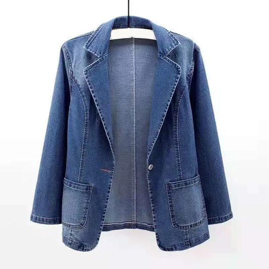 Ida's Denim Luxe Klassisk Blazer